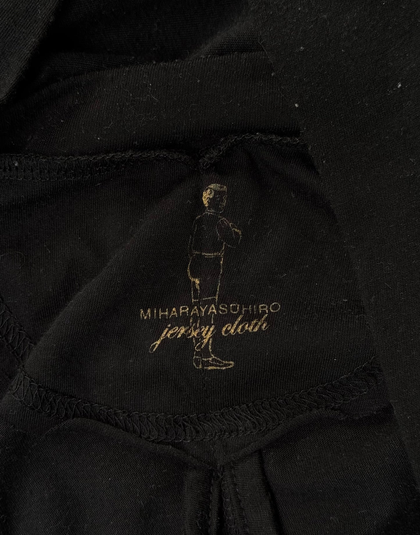 MiharaYasuhiro AW07 Double-layered Drape Jersey Cardigan
