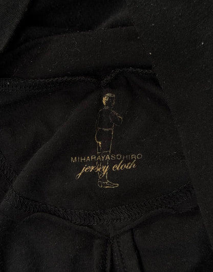 MiharaYasuhiro AW07 Double-layered Drape Jersey Cardigan