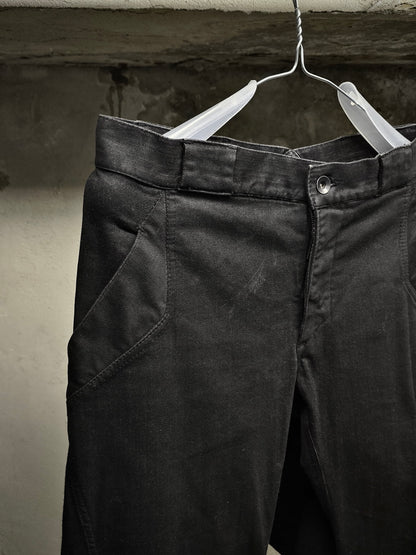 Gareth Pugh AW10-11 Back Skirt Layered Waxed Skinny Denim