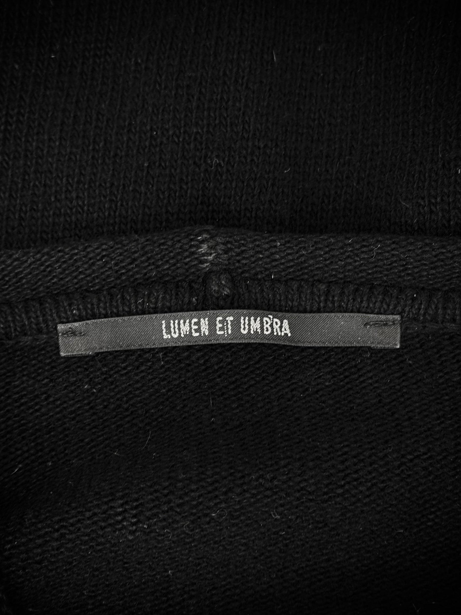 Lumen et Umbra 2010s Merino Wool Multi-Weave Knit Sweater detail | DRIEW GARMENTS
