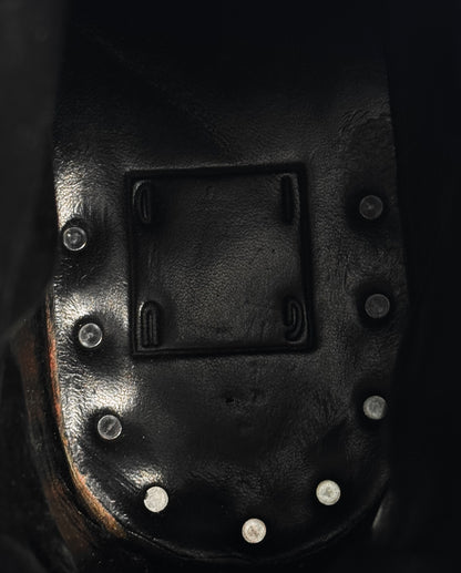 GUIDI ‘986’ Full-grain Horse Leather Back Zip Ankle Boots