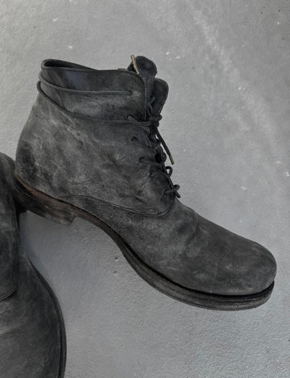A DICIANNOVEVENTITRE (A1923) Reverse Horse Leather '06' Ankle Boots