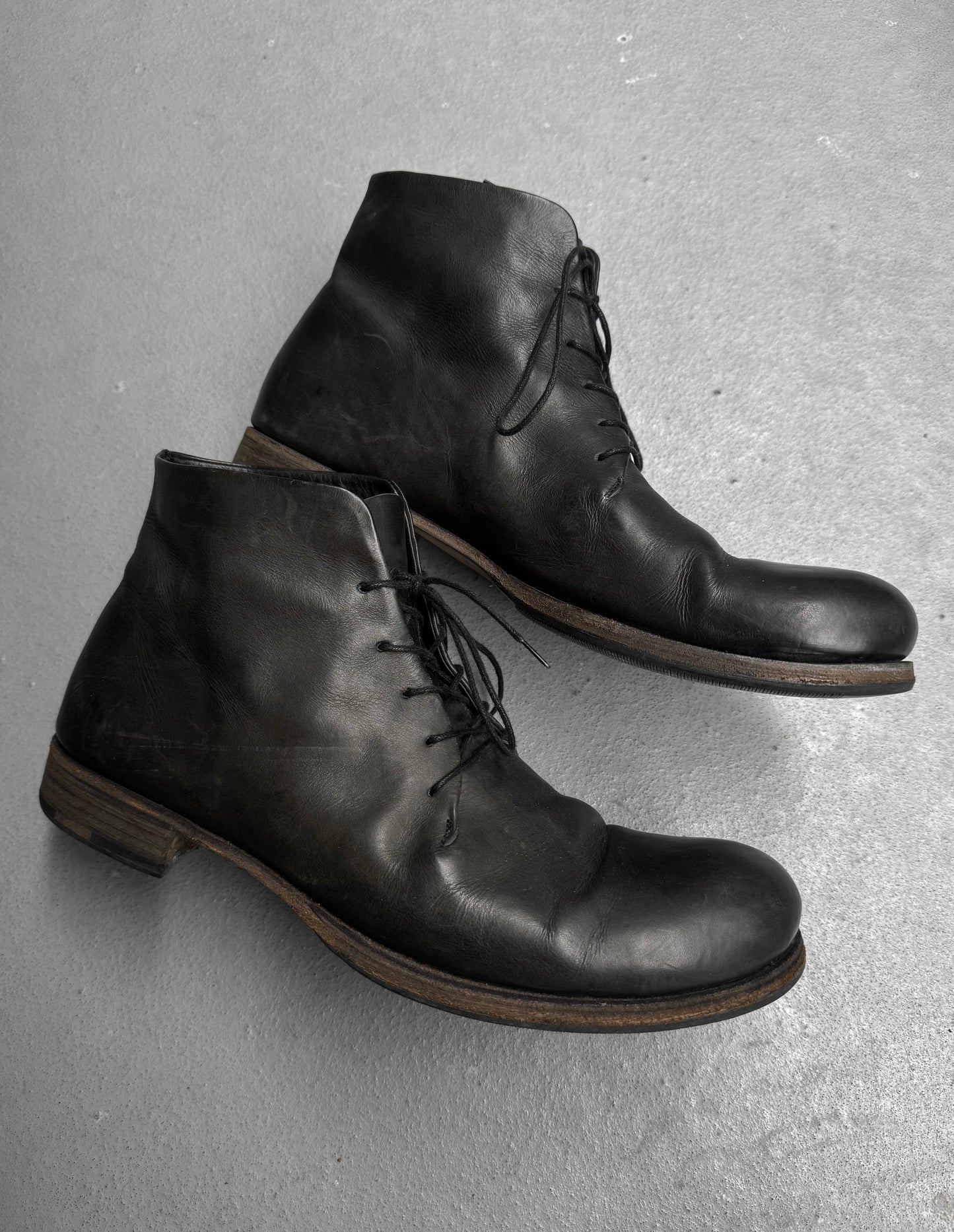 m.a+ by Maurizio Amadei 'S1A2' VA 1.5 One Piece Leather Short Boots