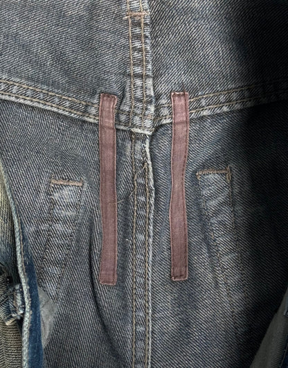 Rick Owens DRKSHDW AW10 “GLEAM” Mineral Wash ‘Torrence Cut’ Selvedge Denim