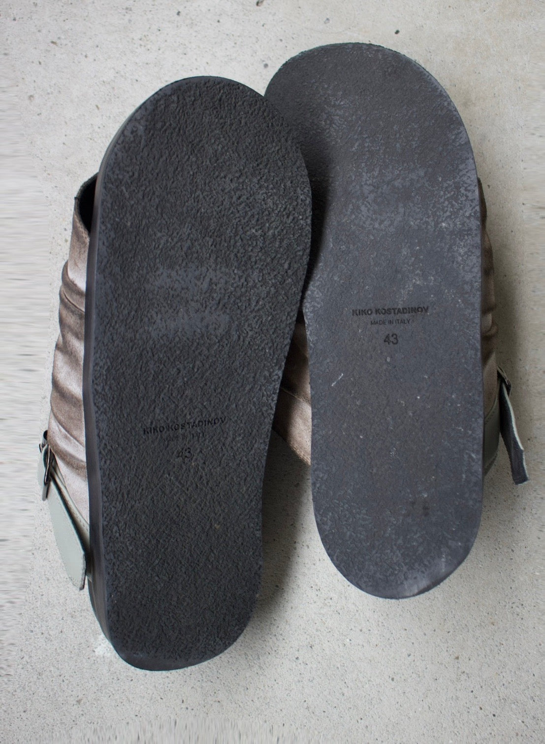 Kiko Kostadinov AW22 ‘Valakas’ Leather Sandal Slides