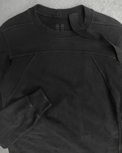 Rick Owens DRKSDHW AW05 "EXPLODER" Asymmetric Split Hem Long-sleeves Jumper