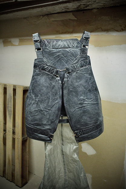 Carol Christian Poell 'VM/2423 ROOMS-PTC/29' Object-dyed Kangaroo Leather Parachute Vest Bag