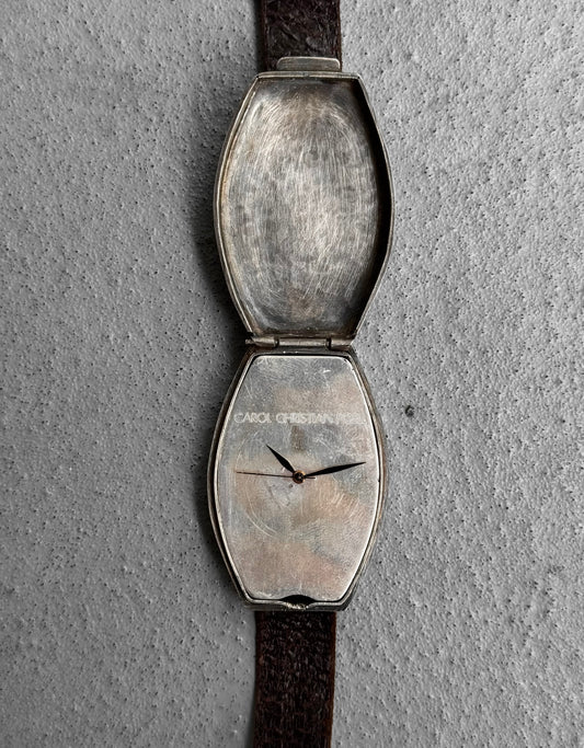 Carol Christian Poell ‘MM/0595’ Objet D’art Silver Watch Bracelet