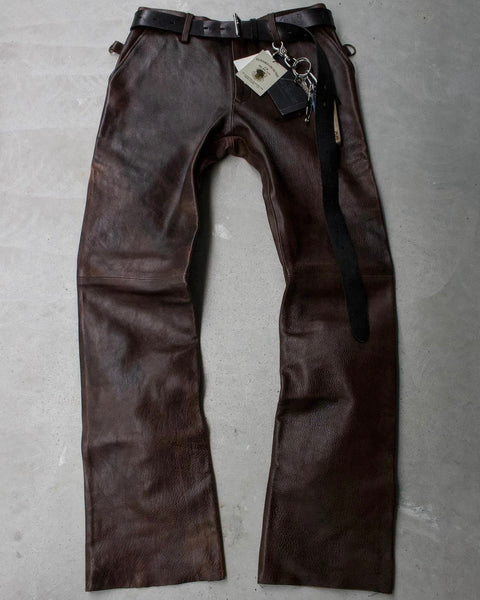 パンツ 90s beauty:beast Leather Pants Beauty:Beast 90s Cowhide Leather Bootcut Pants | Archive – DRIEW