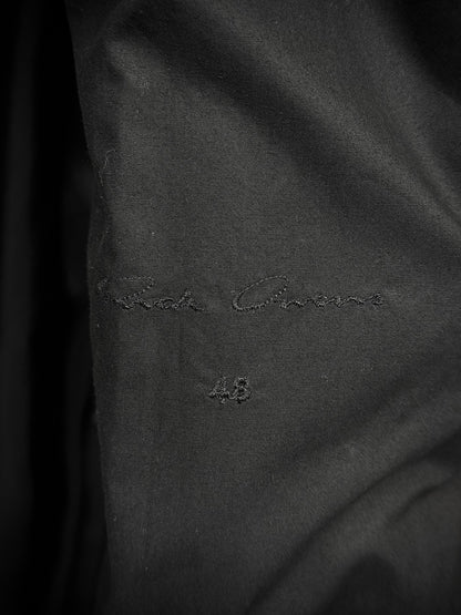 Rick Owens DRKSHDW SS17 “WALRUS” Cotton Mac Work Coat