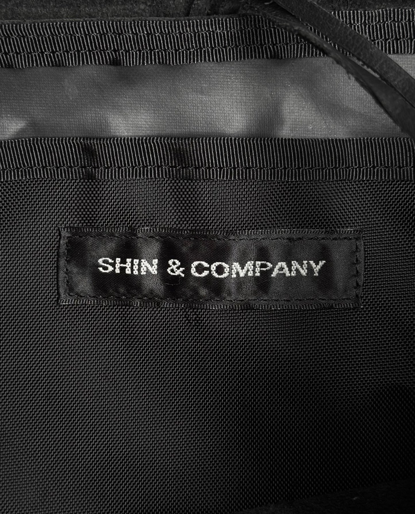 SHIN & CO Late 90s Distressed Leather Flap Shoulder Bag