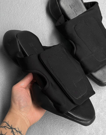 Rick Owens x adidas SS16 “CYCLOPS” Leather Velcro Slides
