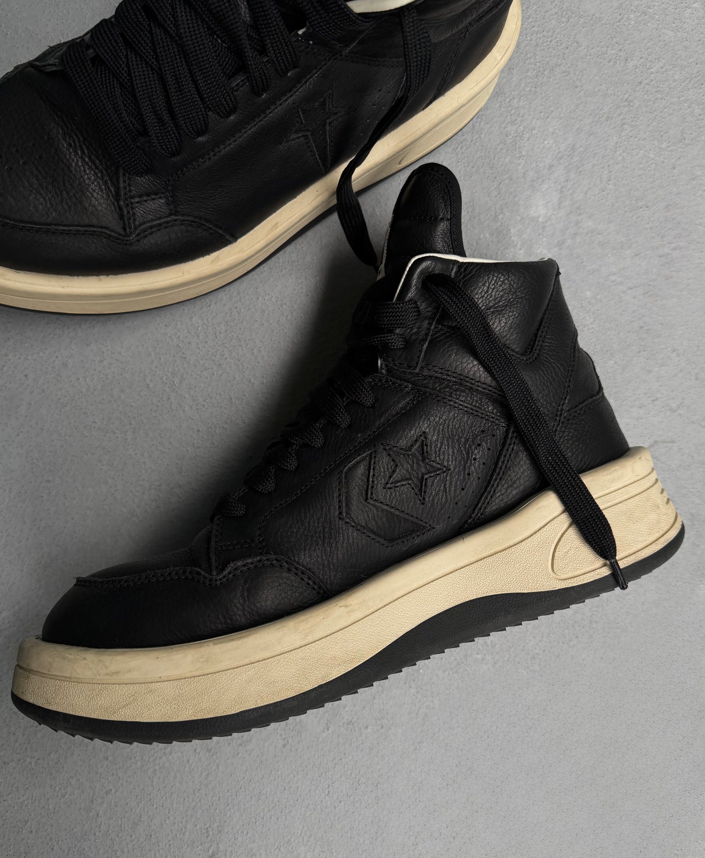 Rick Owens DRKSHDW x Converse ‘TURBOWPN’ Platform Leather Sneakers