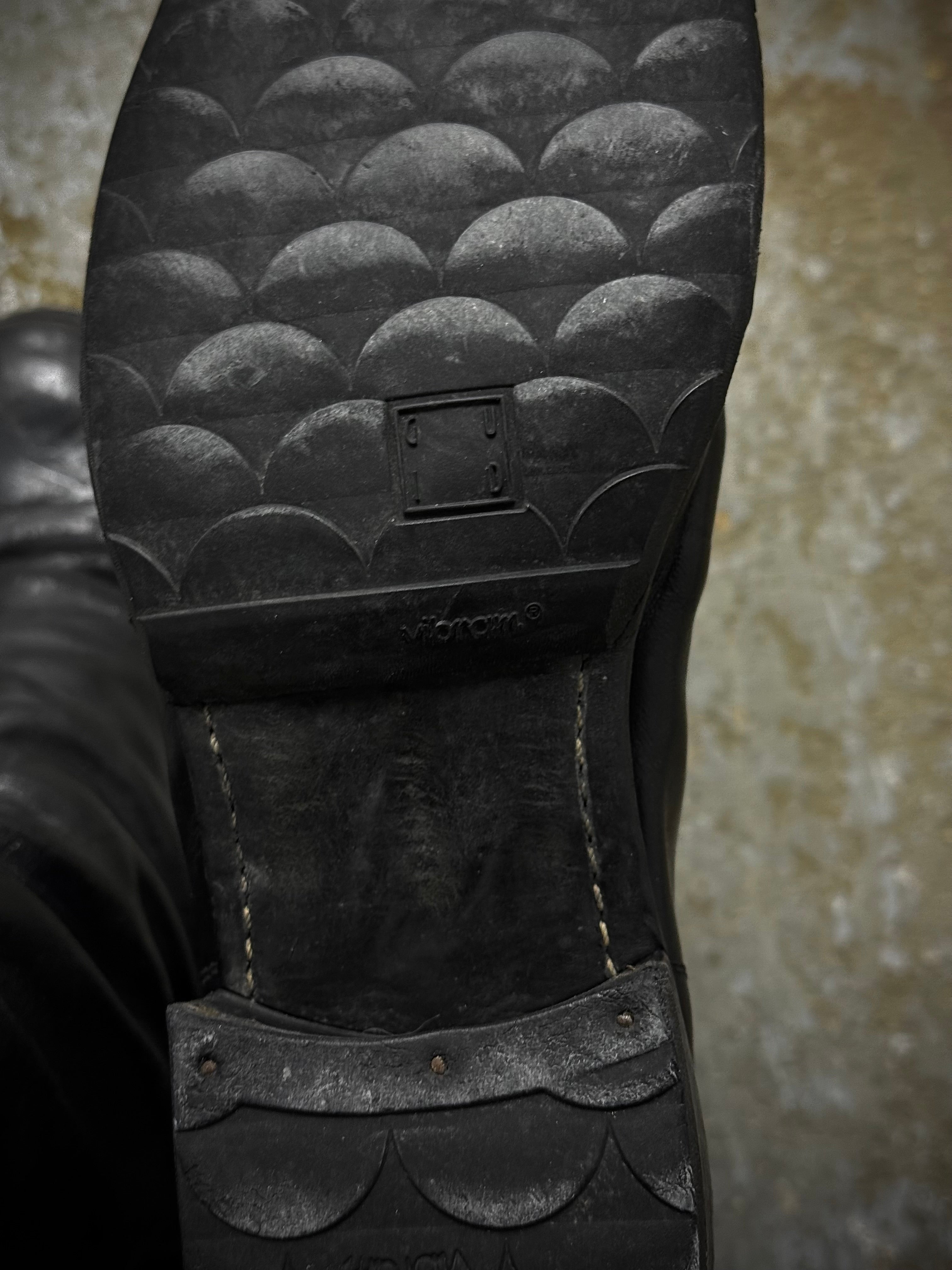 GUIDI 788 Black Horse Leather Back Zip Boots | Size 44 – DRIEW