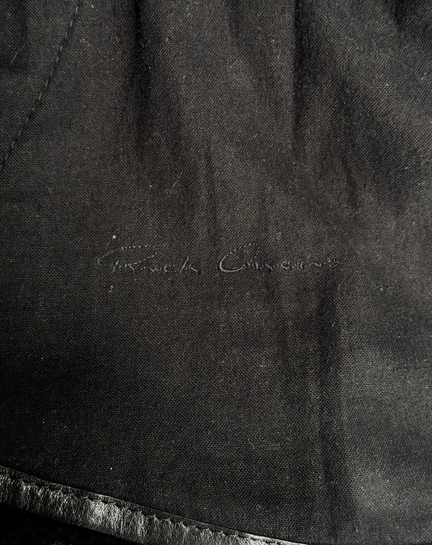 Rick Owens AW12 "MOUNTAIN" Lamb Leather Shearling Geo Jacket