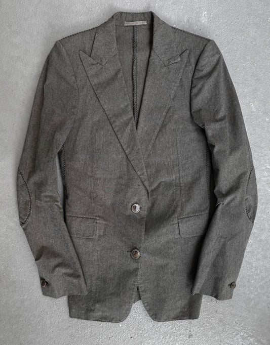 Carol Christian Poell SS05 “DISPOSSESSED” FE-MALE 'GF/0710 PLOR/7' Overlock Blazer