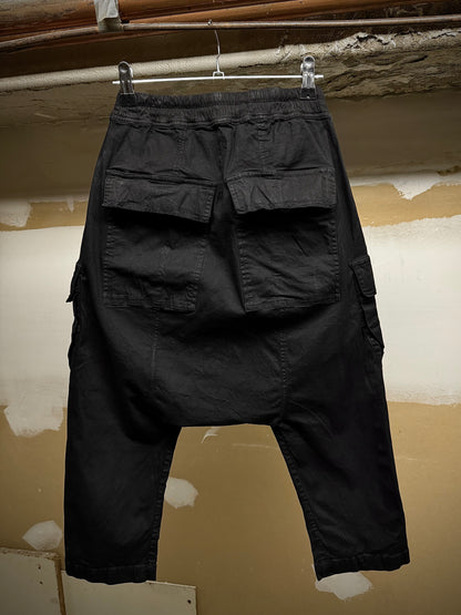 Rick Owens SS17 "WALRUS" Drop-crotch Cargo Capris detail | DRIEW GARMENTS