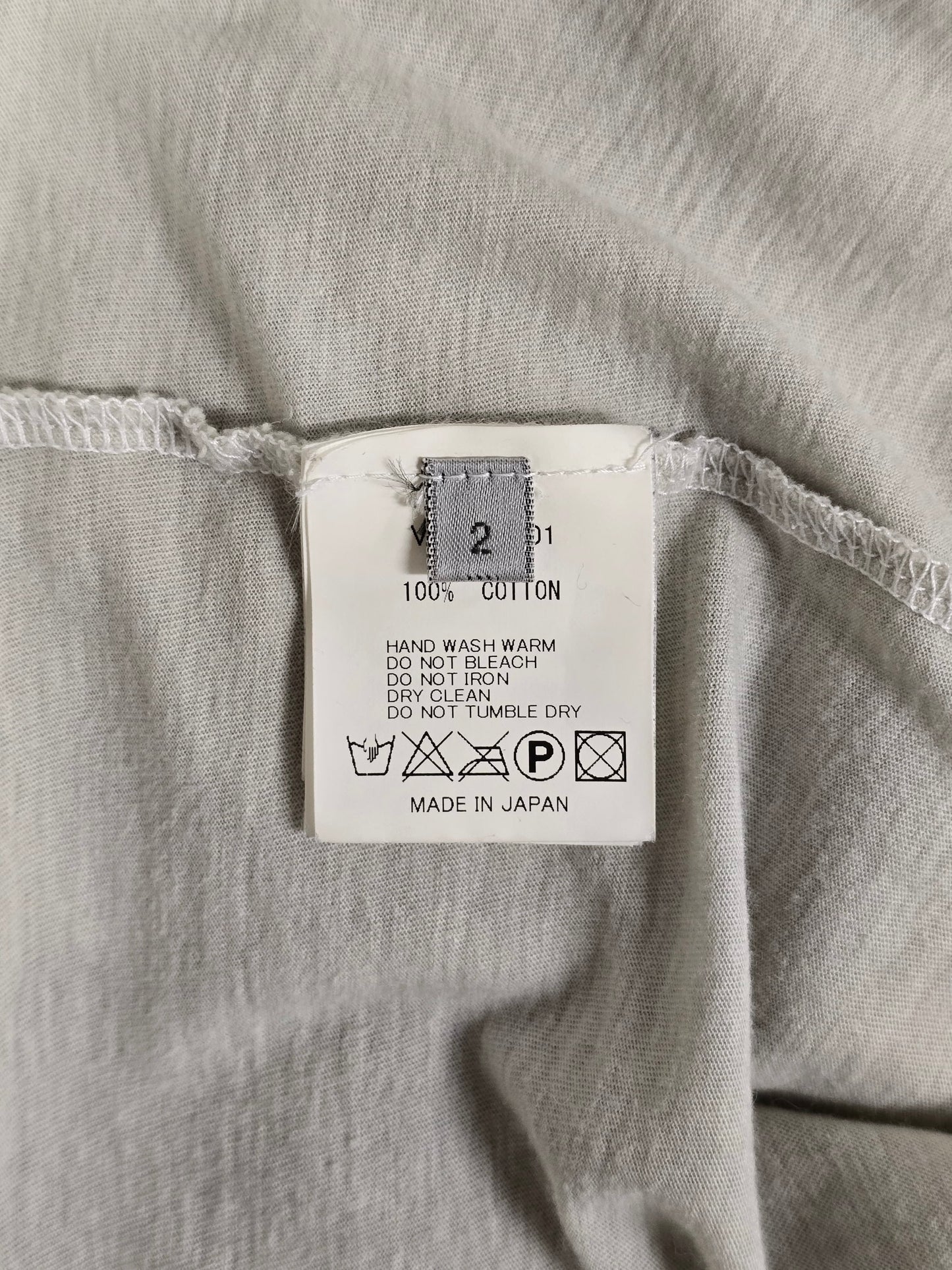 The Viridi-Anne Early 00s Overlock Garment Dyed Cotton Long-sleeves