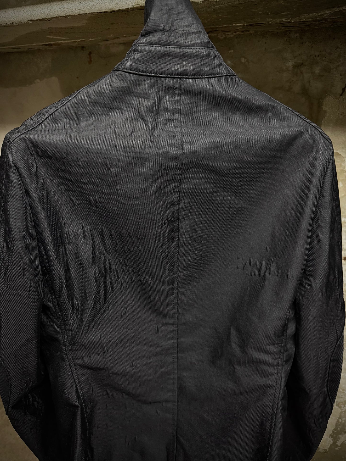 Carol Christian Poell AW96-97 Bubble Effect Zip-Up Work Jacket
