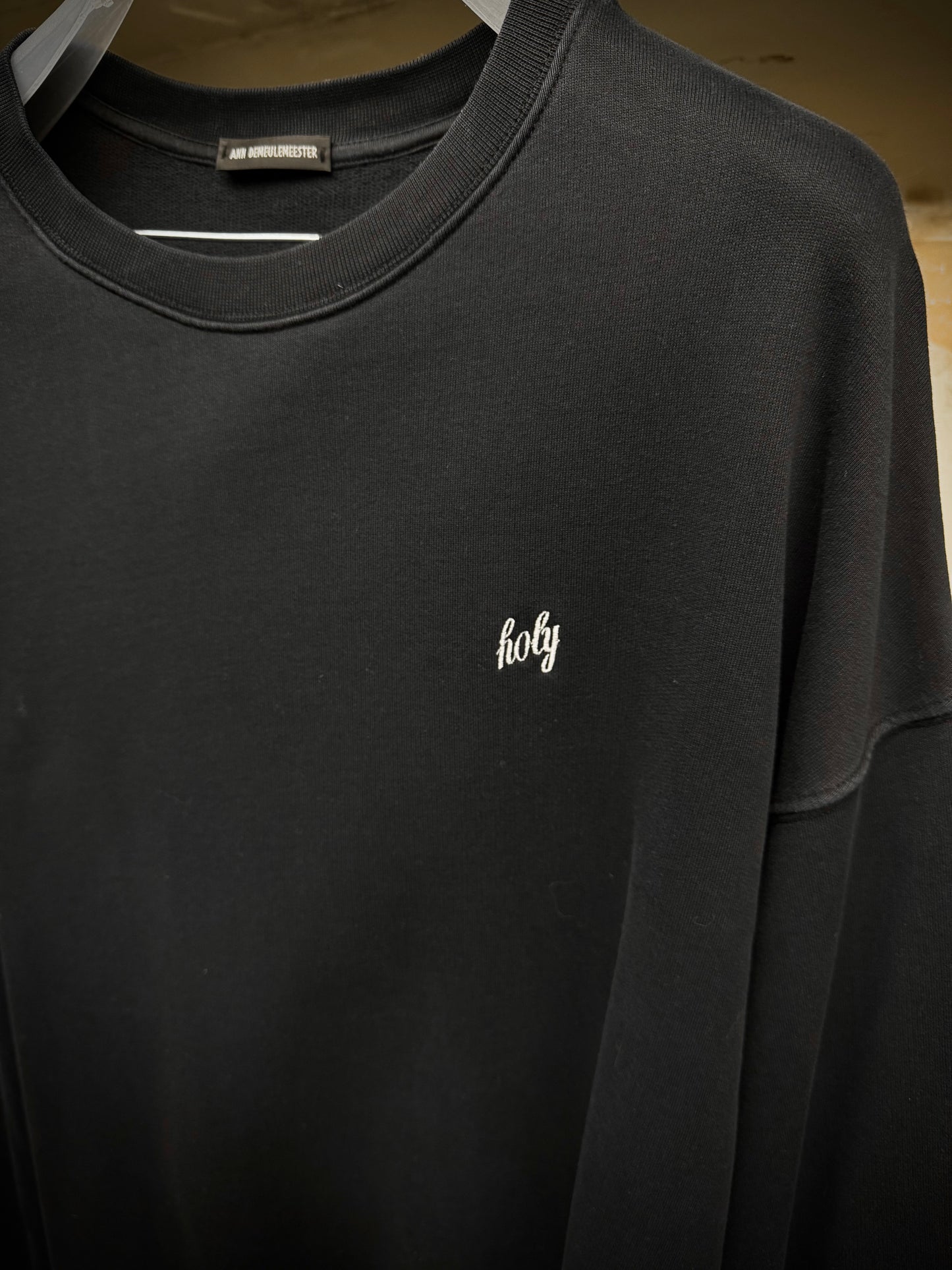 Ann Demeulemeester AW21 'Holy' Oversized Crewneck Jumper