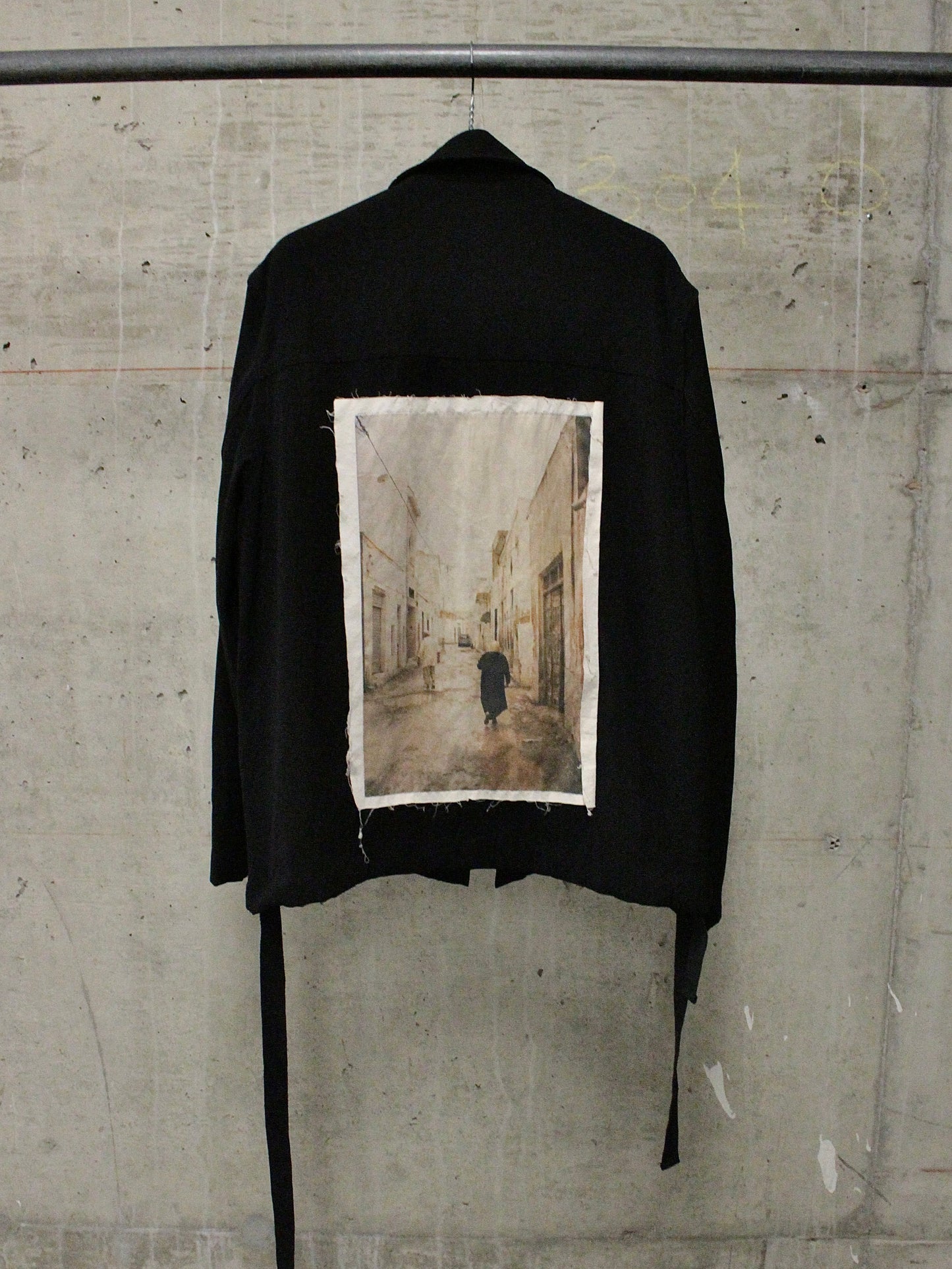 SONG FOR THE MUTE SS20 "20.1 LE BLED" Graphic Patch Oversized Chore Jacket