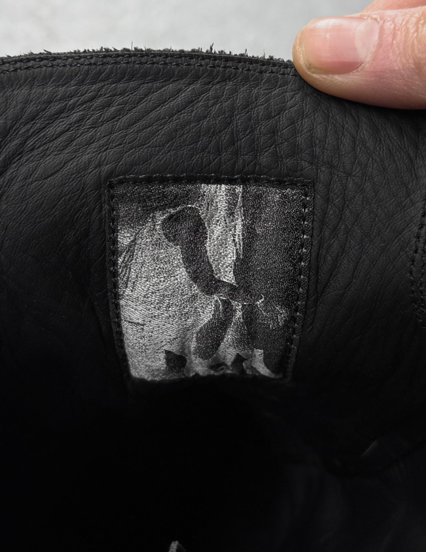 Rick Owens AW23 "LUXOR" Mega Bumper Leather Sneakers detail | DRIEW GARMENTS