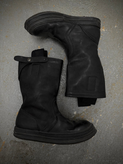 Rick Owens AW05 "MOOG" Pull-Tab Engineer Sneaker Boots | Archive Fashion Toronto