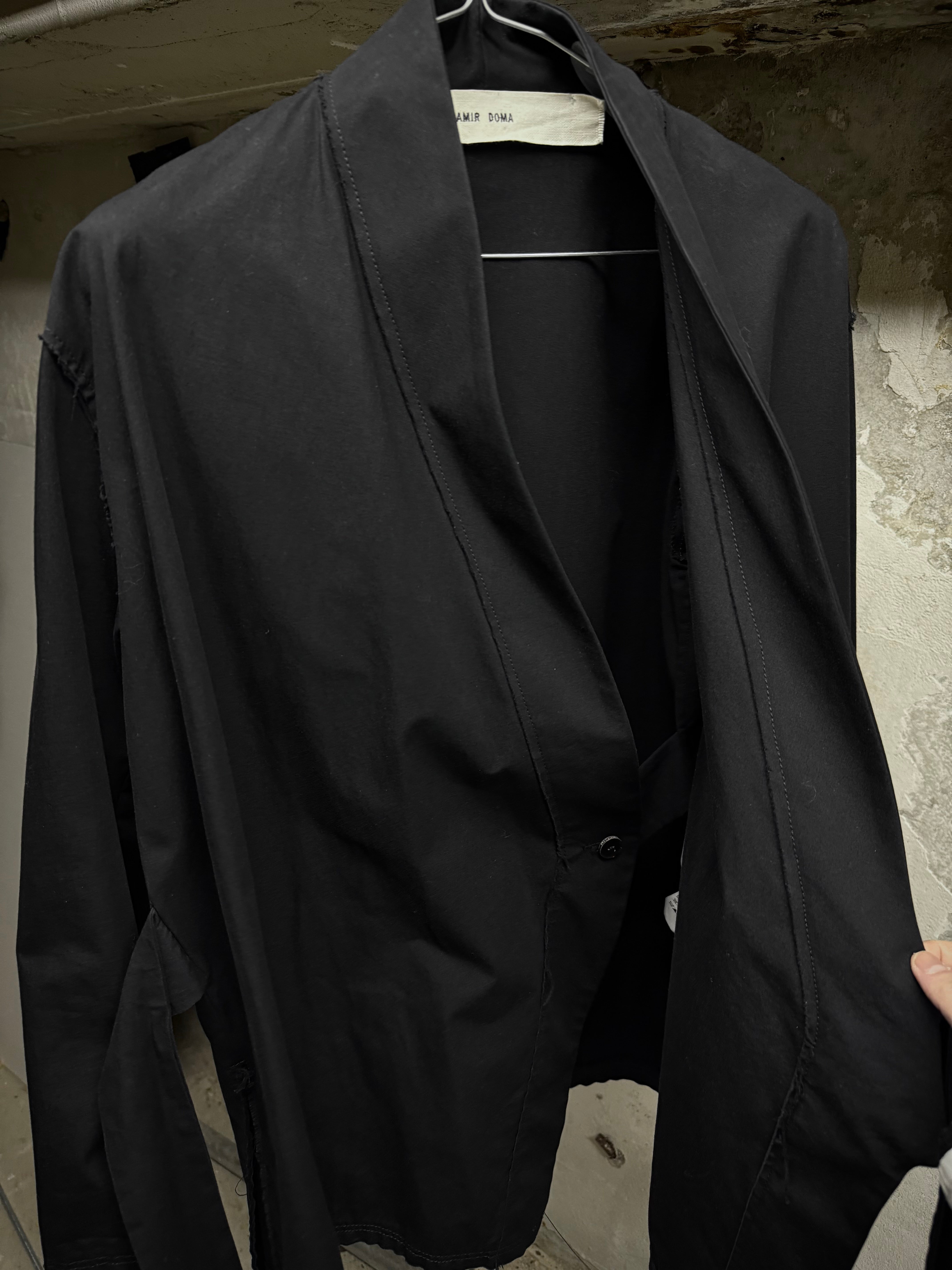 Damir Doma AW15 Cotton Kimono Wrap Jacket | Archive – DRIEW