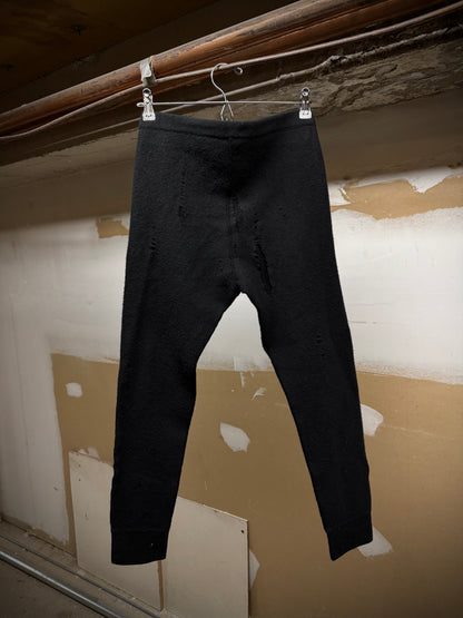 Label Under Construction ‘40YMPN74’ Distressed Lunar Cashmere Joggers detail | DRIEW GARMENTS