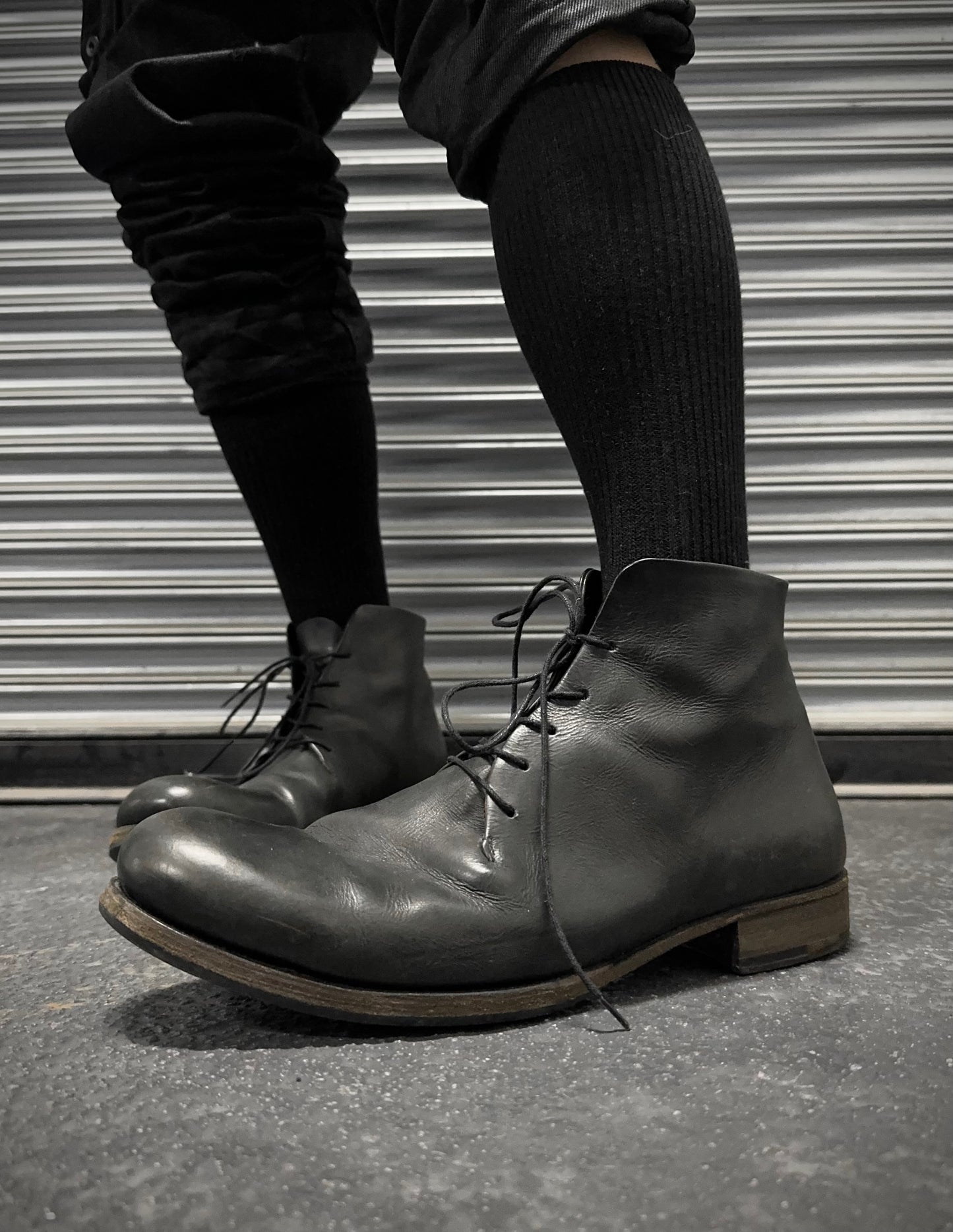 m.a+ by Maurizio Amadei 'S1A2' VA 1.5 One Piece Leather Short Boots