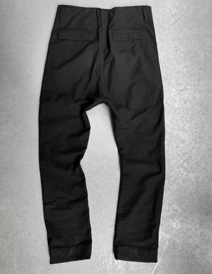 DEEPTI Collection °014-°015 SLUR ‘P-006’ Drop-crotch Stripe Pants