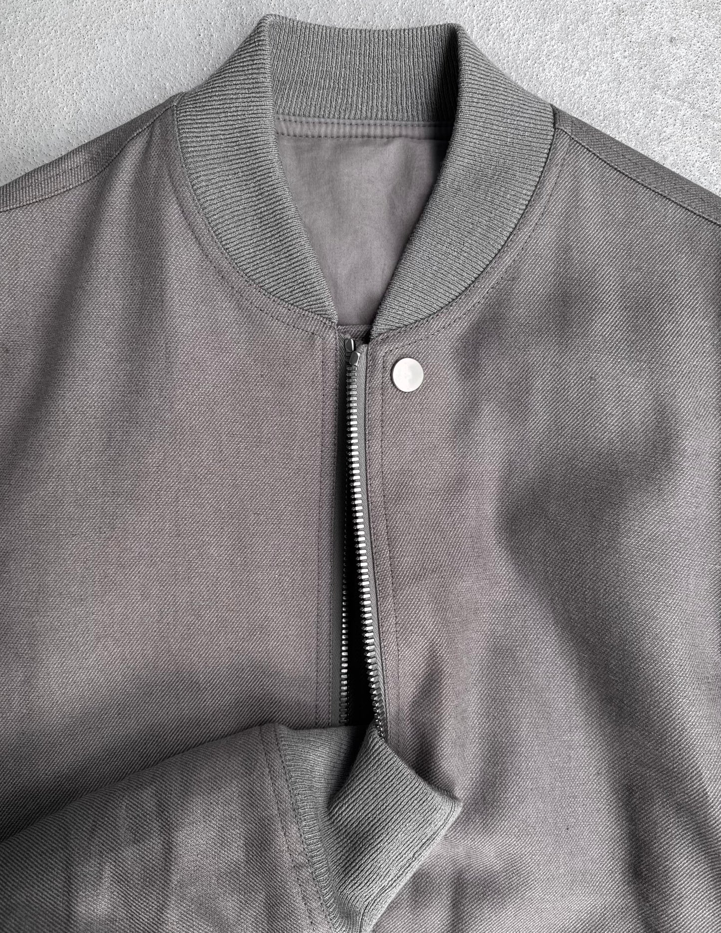 Rick Owens AW18 “SISYPHUS” Blu Cotton Padded MA-1 Bomber Jacket