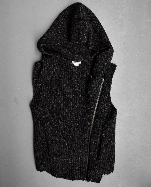 Helmut Lang 00s Knit Hooded Vest