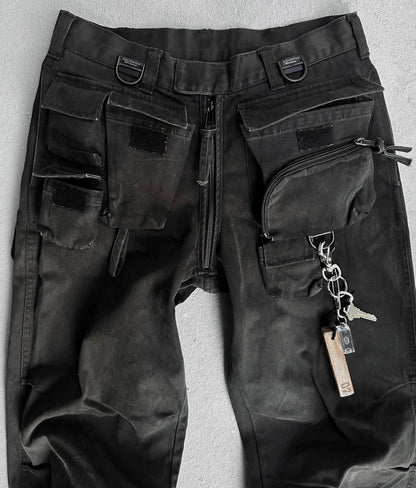 General Research AW98 ‘Parasite’ Multi-pockets Wide Leg Cargo Pants