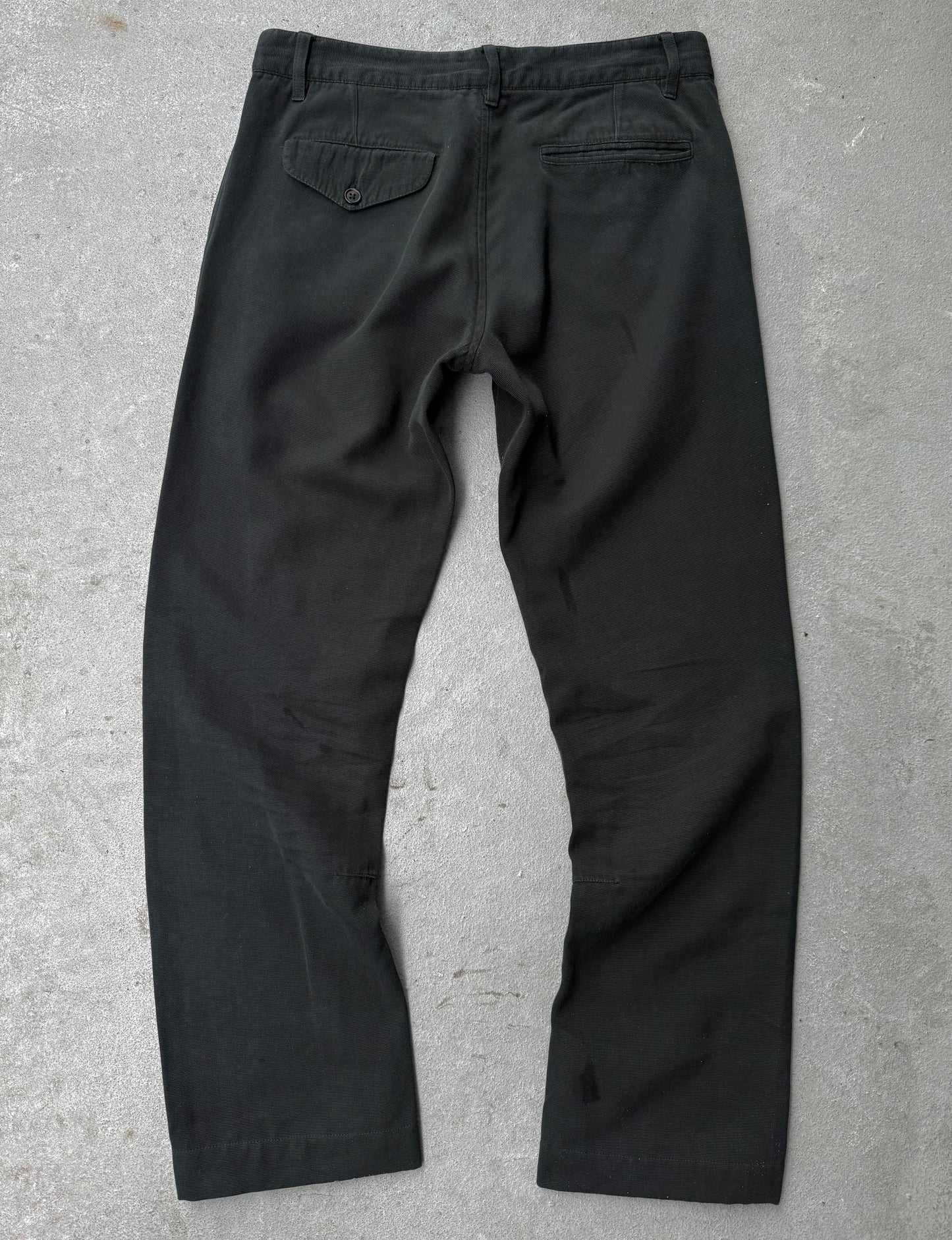 Ann Demeulemeester Early 00s Darted Cotton Pants