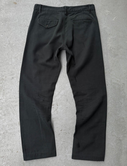 Ann Demeulemeester Early 00s Darted Cotton Pants