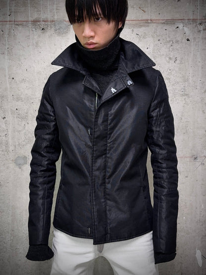 Carol Christian Poell AW96-97 Bubble Effect Zip-Up Work Jacket