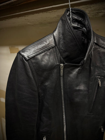 Rick Owens SS17 "WALRUS" Stooges Calf Leather Rider Jacket detail | DRIEW GARMENTS