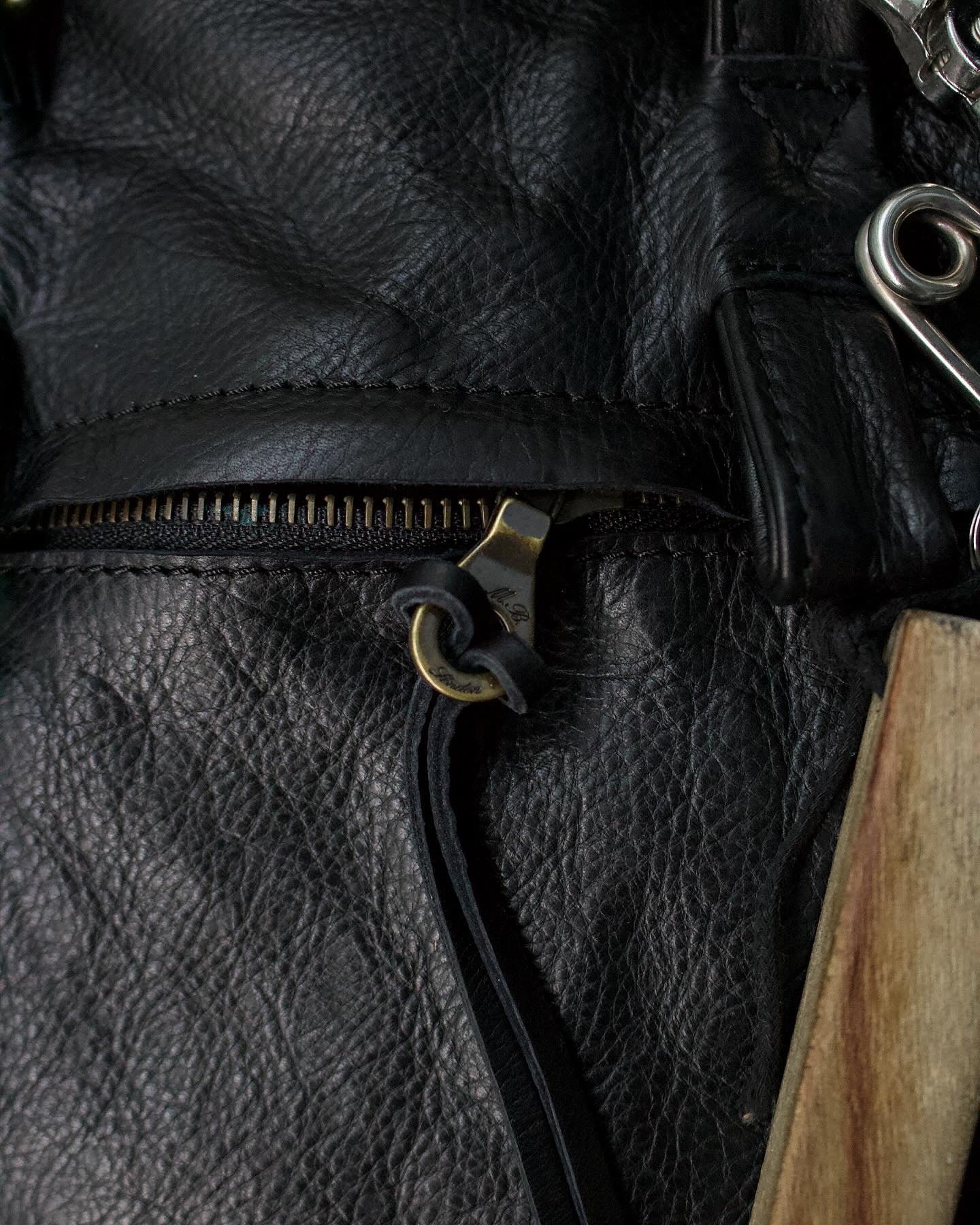 Mihara Yasuhiro x Jas M.B SS09 Detachable Double-zip Steerhide Leather Handbag