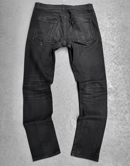 Saint Laurent Paris SS21 ‘D02’ Washed Grey Skinny Denim