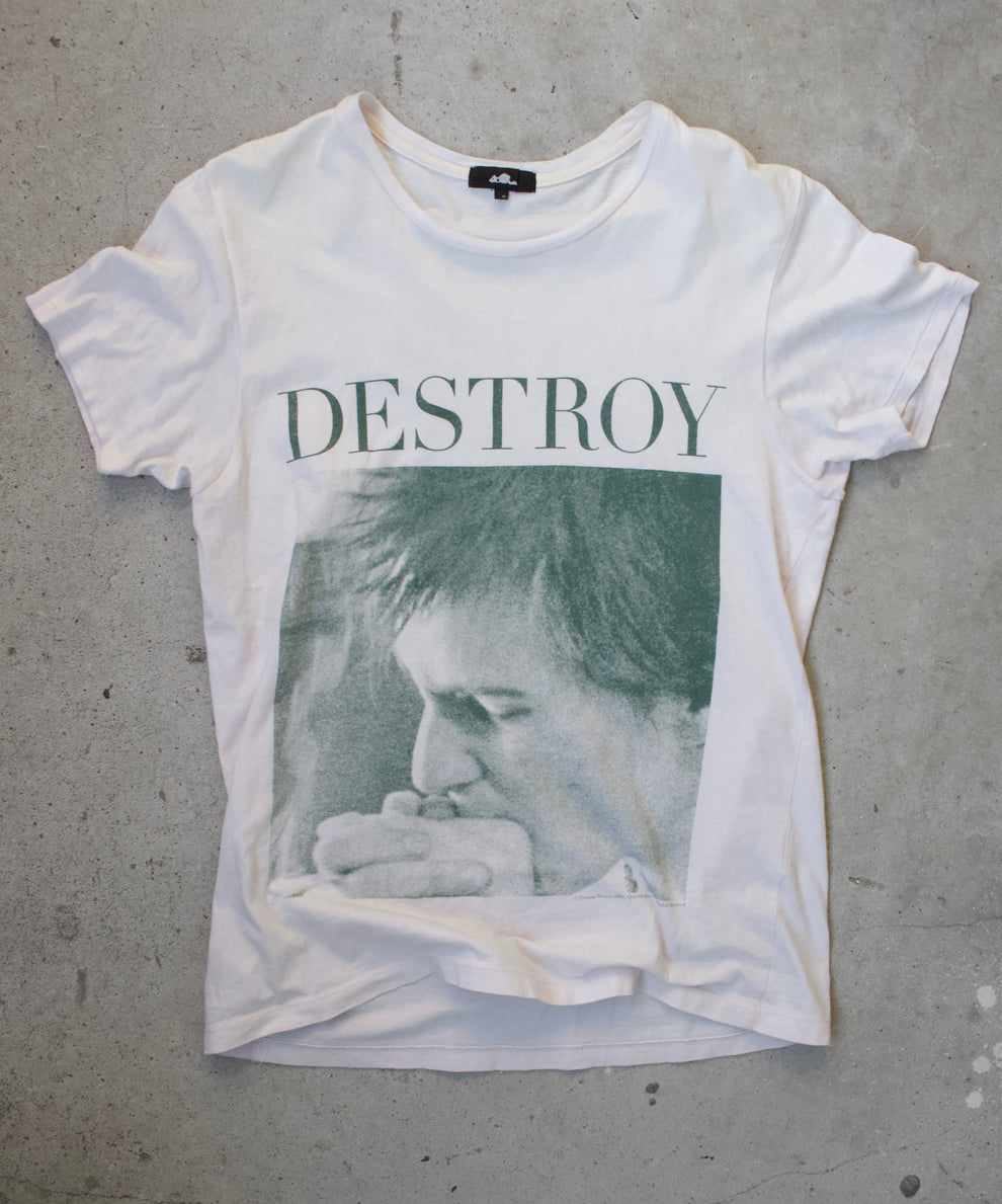 LAD MUSICIAN SS04 Destroy Graphic T-Shirt | Size 44 – DRIEW