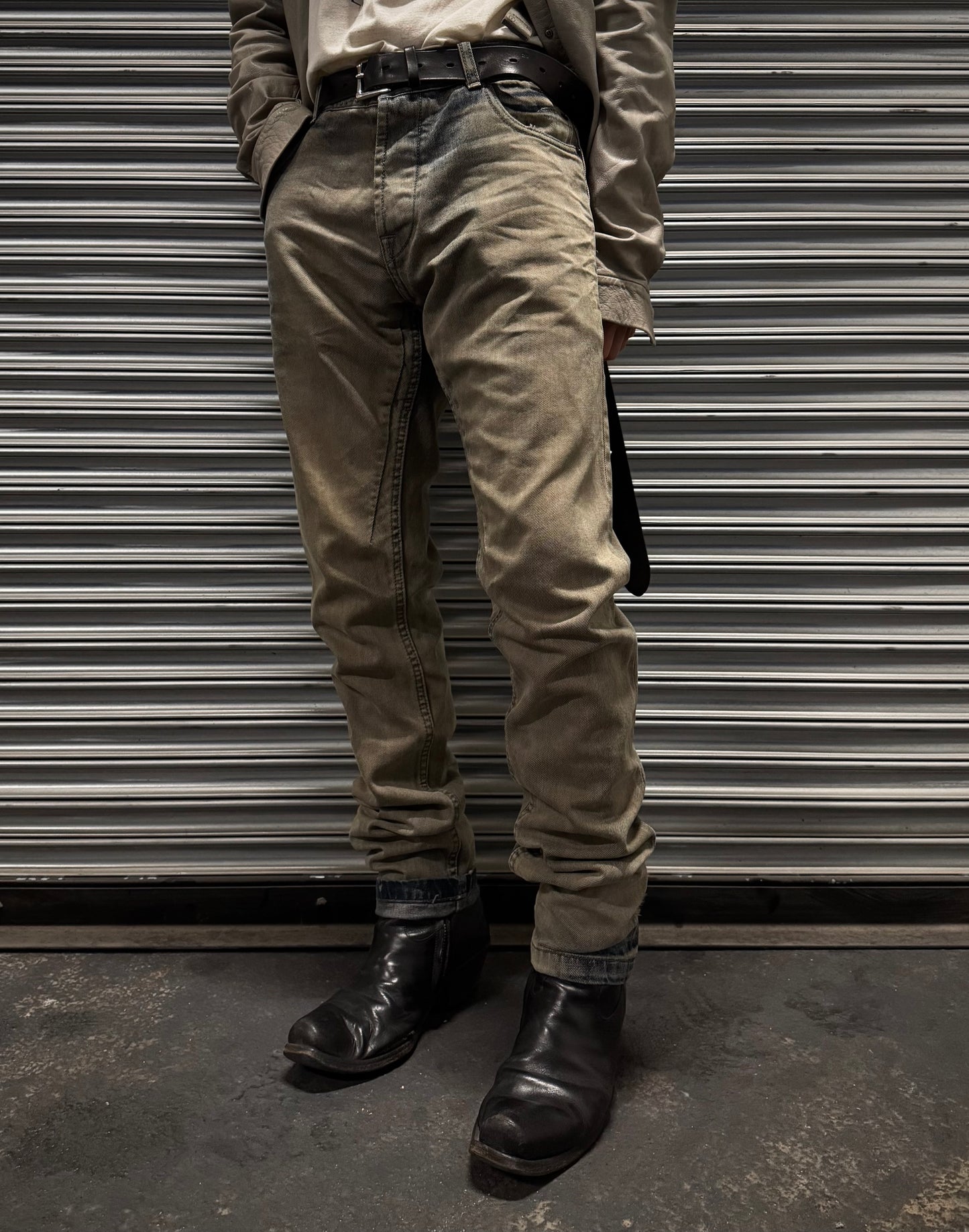 Rick Owens DRKSHDW AW10 “GLEAM” Mineral Wash ‘Torrence Cut’ Selvedge Denim