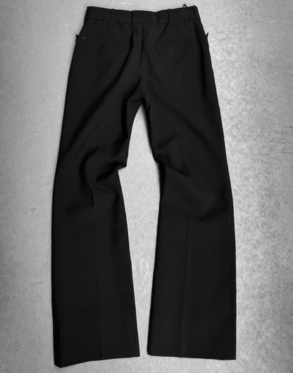 Saint Laurent Paris AW18 Wool Wide-leg Trousers