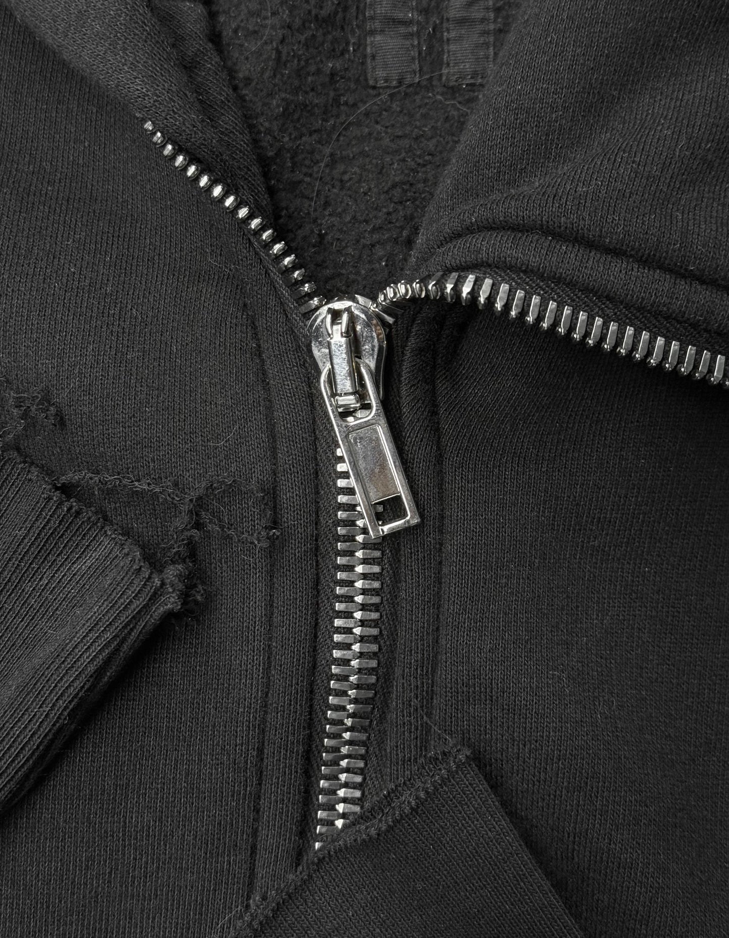 Rick Owens DRKSHDW SS17 "WALRUS" Wizard Mountain Fleece Hoodie detail | DRIEW GARMENTS