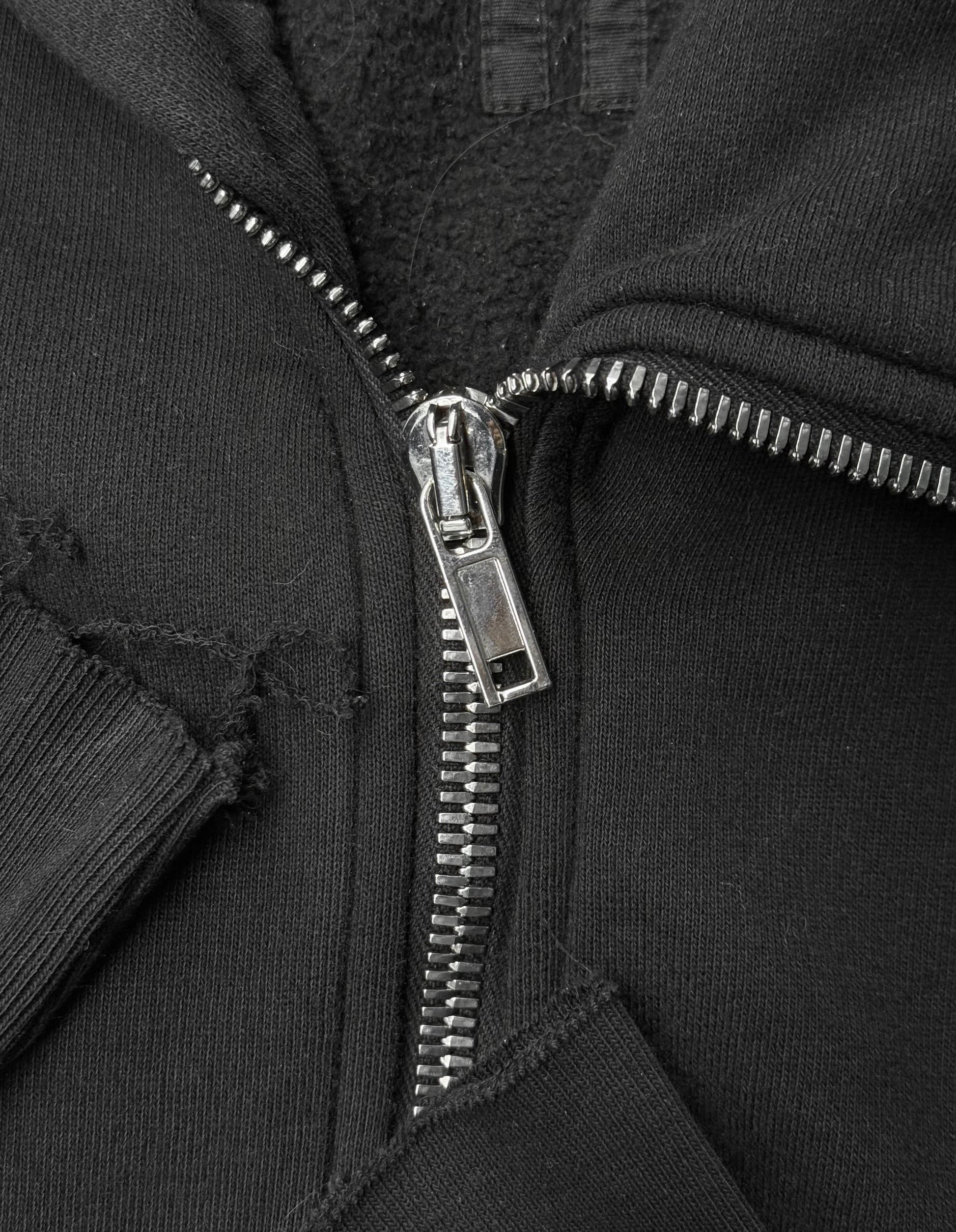 Rick Owens DRKSHDW SS17 "WALRUS" Wizard Mountain Fleece Hoodie detail | DRIEW GARMENTS