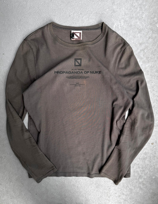 NUKE by Tatsuro Horikawa Late 90s Graphic Long-sleeves Jumper