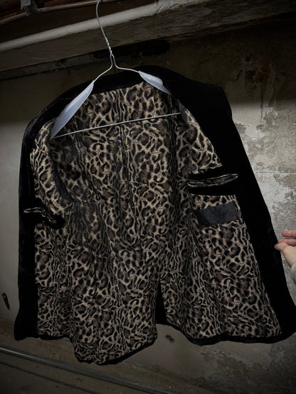 roen by Hiromu Takahara Early 00s Swarovski Crystal Stud Crushed Velvet Blazer detail | DRIEW GARMENTS