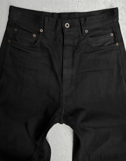Rick Owens DRKSHDW AW22 “STROBE” 16oz Japanese Heavyweight Cotton ‘Geth Cut’ Wide Leg Denim