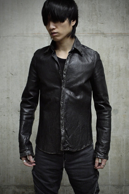 Carpe Diem AW02 "The Last Scene" Washable Cowhide Leather Shirt