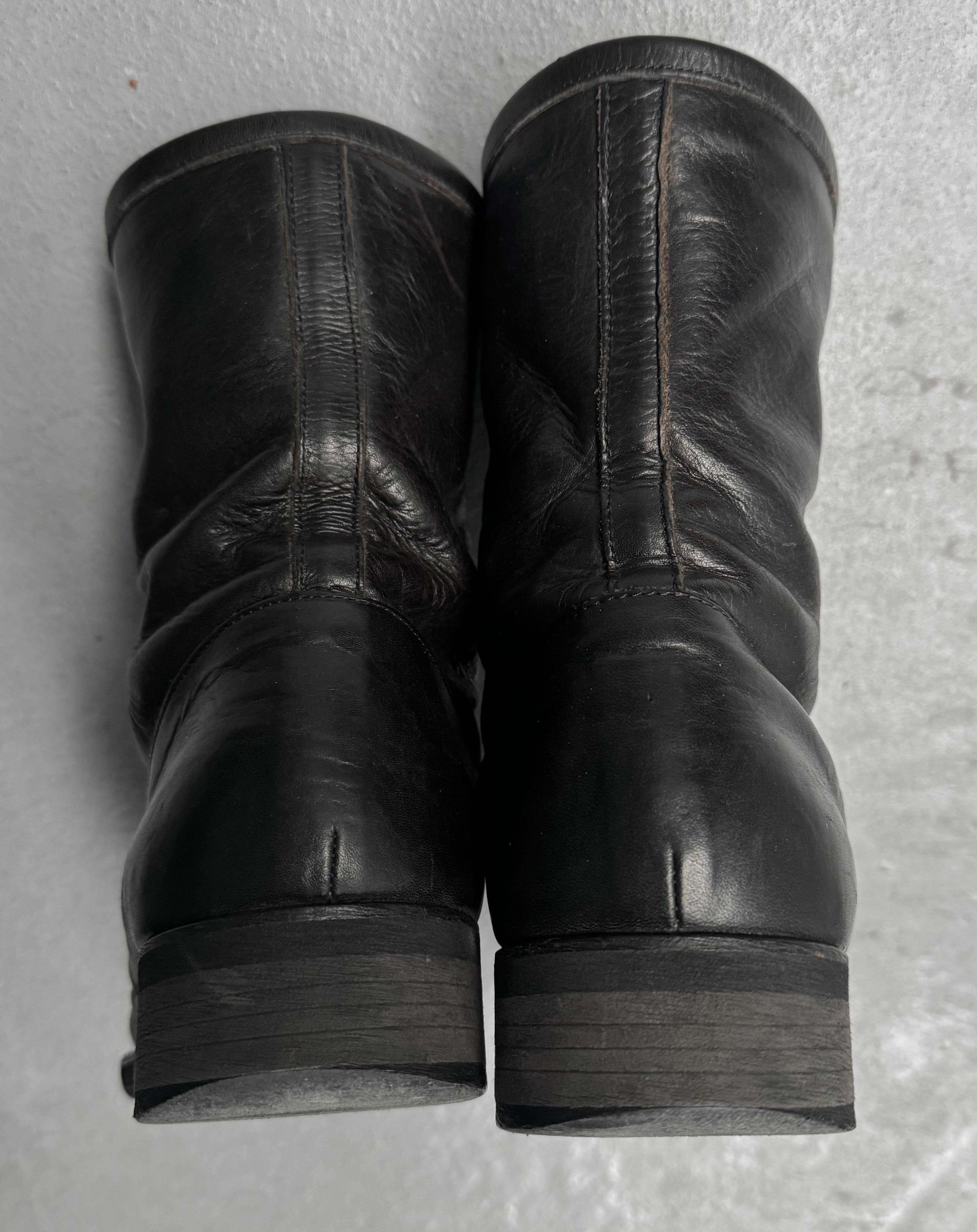 alfredoBANNISTER Double Layered Front Zip Boots | DRIEW